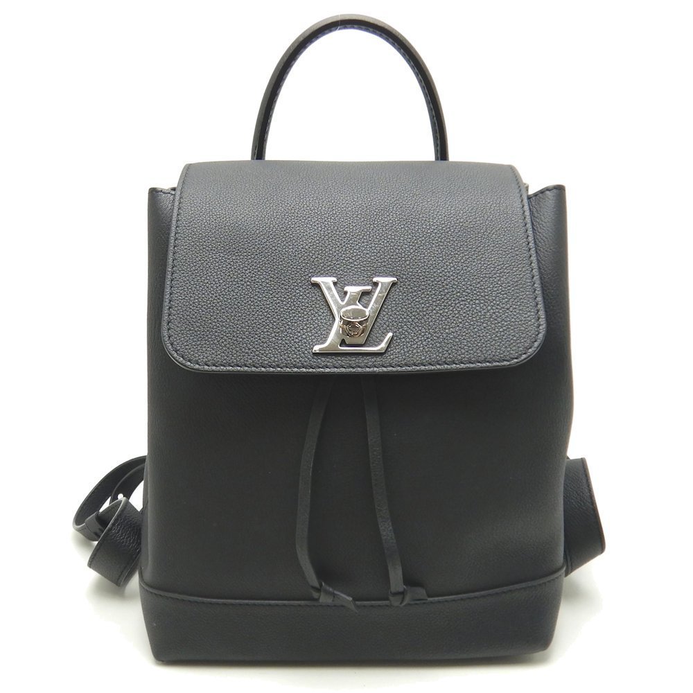 Louis Vuitton LockMe Backpack Calf Noir Black